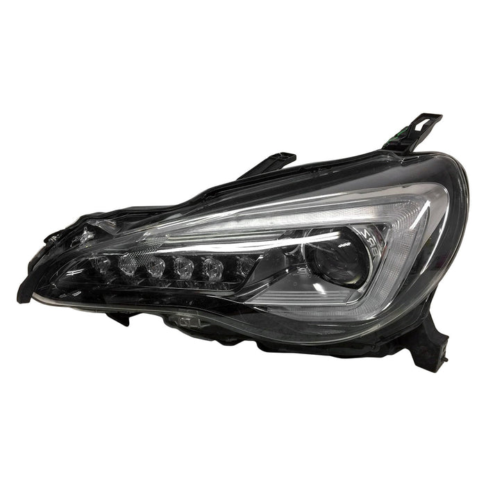 2017-2018 Subaru BRZ Driver Side Headlight Assembly Led Composite - SU2502165-Partify-Painted-Replacement-Body-Parts