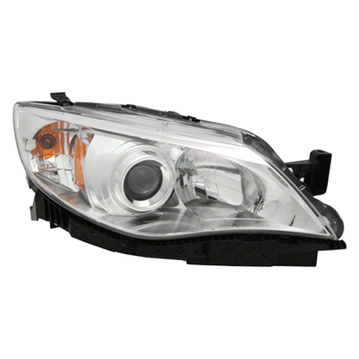 2008-2009 Subaru Impreza Outback Sport Passenger Side Headlight Assembly Chrome Composite - SU2503124-Partify-Painted-Replacement-Body-Parts