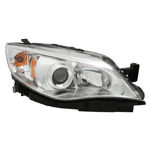 2008-2009 Subaru Impreza Outback Sport Passenger Side Headlight Assembly Chrome Composite - SU2503124-Partify-Painted-Replacement-Body-Parts