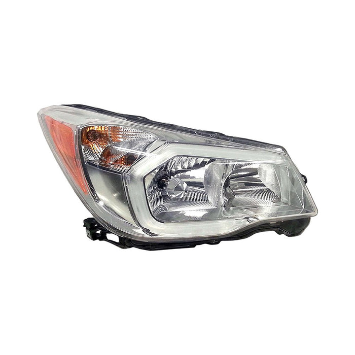 2014-2016 Subaru Forester Passenger Side Headlight Assembly Hid Composite 2.5L H4 - SU2503144-Partify-Painted-Replacement-Body-Parts
