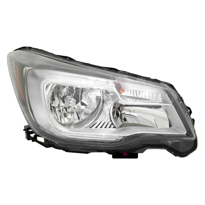 2017-2018 Subaru Forester Passenger Side Headlight Assembly Halogen Composite - SU2503158-Partify-Painted-Replacement-Body-Parts