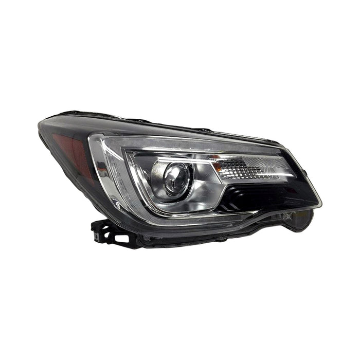 2017-2018 Subaru Forester Passenger Side Headlight Assembly Led Composite - SU2503159-Partify-Painted-Replacement-Body-Parts