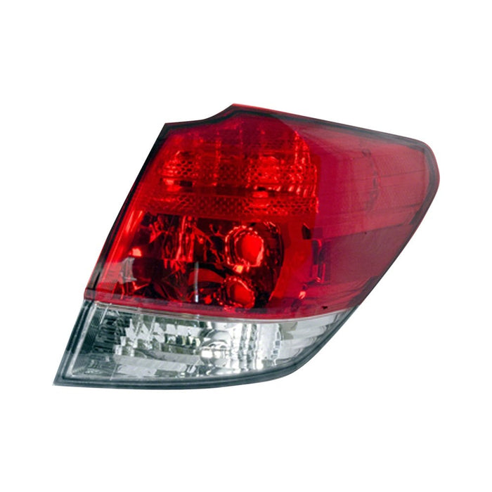 2010-2014 Subaru Outback Passenger Side Tail Light Assembly Lens/Housing Only Outer - SU2805105-Partify-Painted-Replacement-Body-Parts