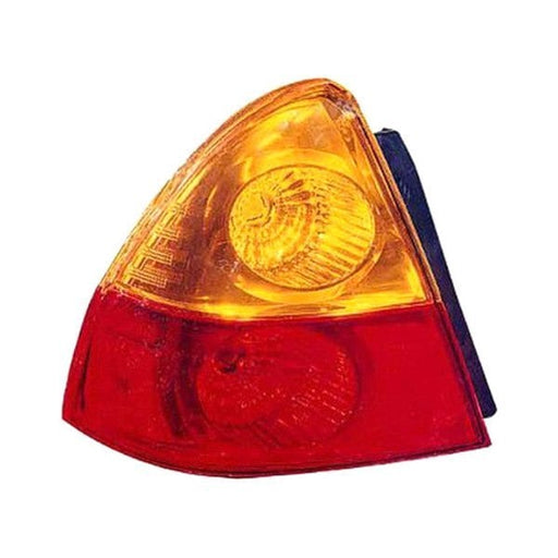 2002-2007 Suzuki Aerio Driver Side Tail Light Housing Includes Lens 4 Door - SZ2818102-Partify-Painted-Replacement-Body-Parts