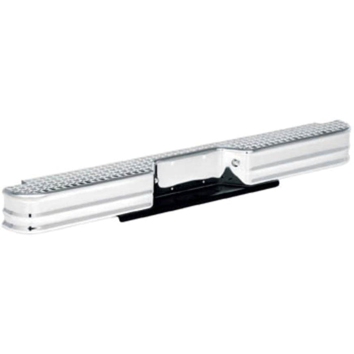1972-1996 Rear Bumper Assembly Diamondstep Chrome Plated Use Fey Mtg Kit# 92230 Crew Cab Pickup/Extended Cab Pickup/Standard Cab Pickup - UN1103111-Partify-Painted-Replacement-Body-Parts