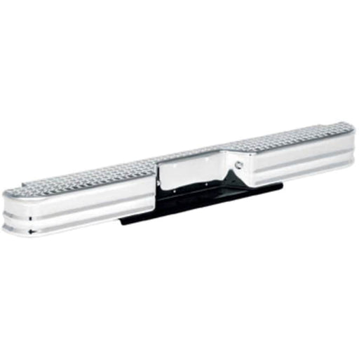 1972-1996 Rear Bumper Assembly Diamondstep Chrome Plated Use Fey Mtg Kit# 92230 Crew Cab Pickup/Extended Cab Pickup/Standard Cab Pickup - UN1103111-Partify-Painted-Replacement-Body-Parts