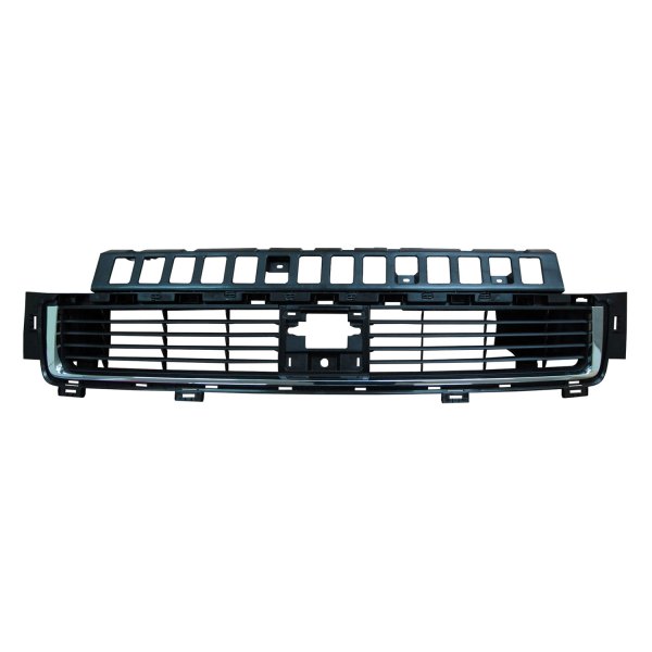 2018-2022 Toyota Sequoia Lower Grille Matte Black With Chrome Moulding/Trd Sport For Limited/Platinum Model - TO1036210-Partify-Painted-Replacement-Body-Parts