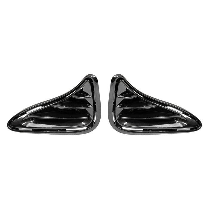 2017-2019 Toyota Corolla CE/L/LE/LE Eco/XLE Front Bumper Insert Lamp Opening Cover W/O Led Drl 1 Pair - TO1037103-Partify-Painted-Replacement-Body-Parts