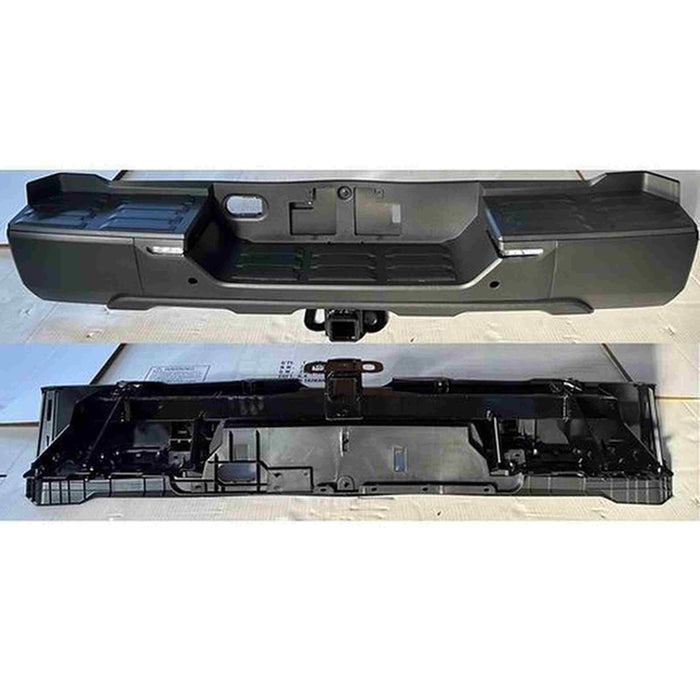 2022-2024 Toyota Tundra Rear Bumper Assembly W/Parking Sensors W/Back-Up Lamp W/Tow Hitch/ - TO1103146-Partify-Painted-Replacement-Body-Parts