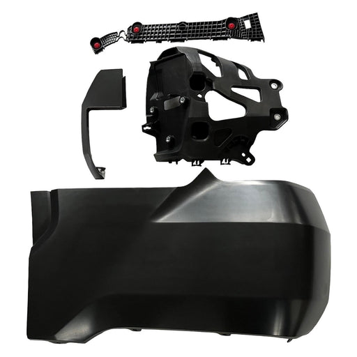 2022-2024 Toyota Tundra Rear Driver Side Outer Bumper Extension W/O Wheel Opening Mouldings W/O Parking Sensors Assy - TO1104142-Partify-Painted-Replacement-Body-Parts
