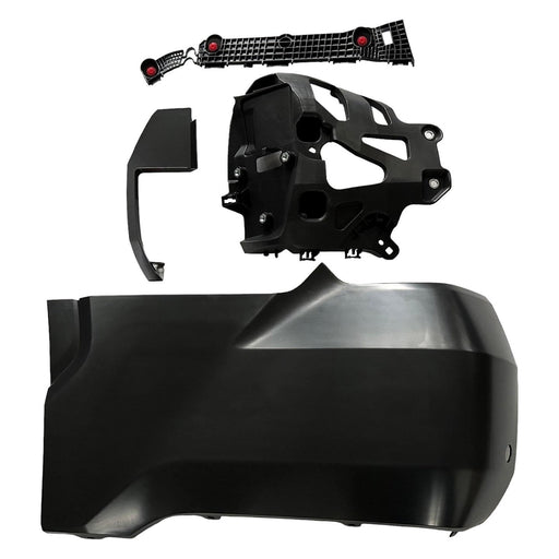 2022-2024 Toyota Tundra Rear Driver Side Outer Bumper Extension W/O Wheel Opening Mouldings W/Parking Sensors Assy - TO1104143-Partify-Painted-Replacement-Body-Parts