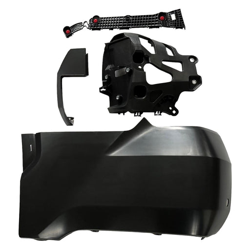 2022-2024 Toyota Tundra Rear Driver Side Outer Bumper Extension W/Wheel Opening Mouldings W/Parking Sensors Assy - TO1104145-Partify-Painted-Replacement-Body-Parts