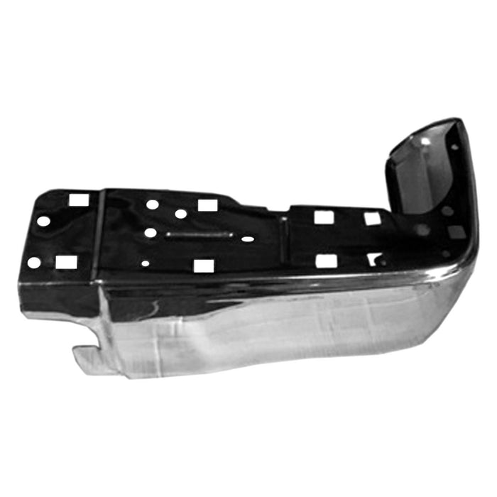 2014-2016 Toyota Tundra Rear Passenger Side Outer Bumper Extension W/O Parking Assist Chrome - TO1105123-Partify-Painted-Replacement-Body-Parts