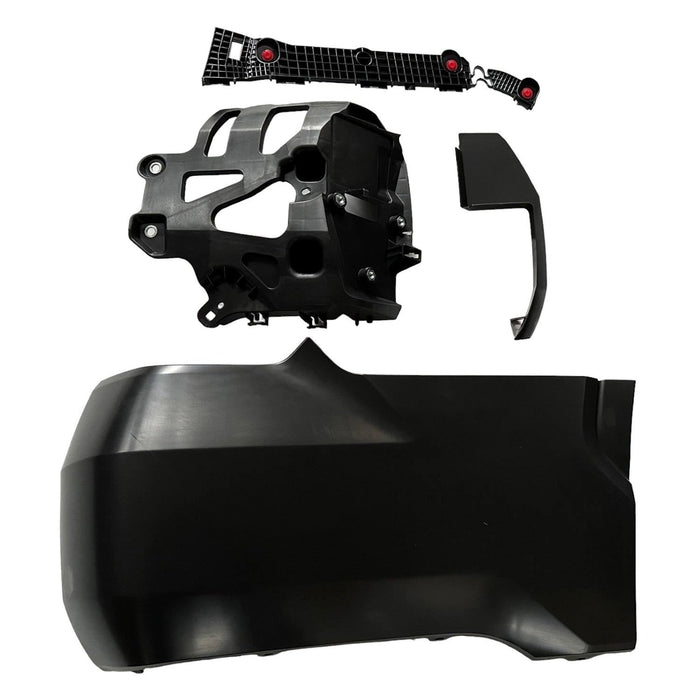 2022-2024 Toyota Tundra Rear Passenger Side Outer Bumper Extension W/O Wheel Opening Mouldings W/O Parking Sensors Assy - TO1105142-Partify-Painted-Replacement-Body-Parts