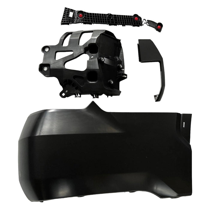 2022-2024 Toyota Tundra Rear CAPA Certified Passenger Side Outer Bumper Extension W/Wheel Opening Mouldings W/O Parking Sensors Assy - TO1105144C-Partify-Painted-Replacement-Body-Parts