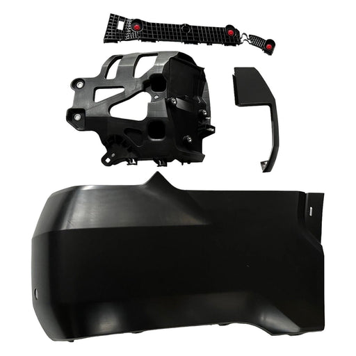 2022-2024 Toyota Tundra Rear Passenger Side Outer Bumper Extension W/Wheel Opening Mouldings W/Parking Sensors Assy - TO1105145-Partify-Painted-Replacement-Body-Parts