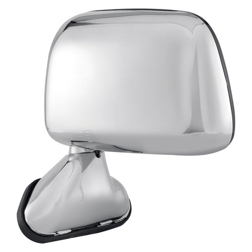 1989-1995 Toyota Pickup Driver Side Door Mirror Door Mount Foldaway W/Vent Window W/Single Glass Mirrors Chrome Assembly - TO1320122-Partify-Painted-Replacement-Body-Parts