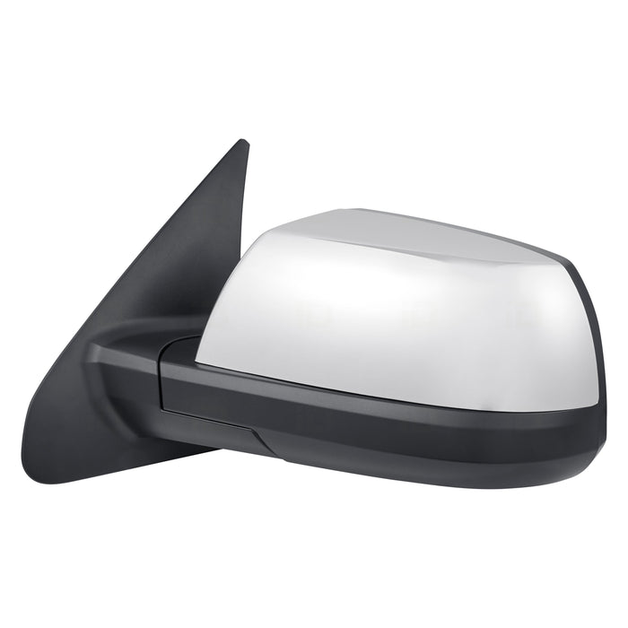 2012-2013 Toyota Tundra Driver Side Door Mirror Power Heated W/O Signal Lamp Chrome Assembly - TO1320300-Partify-Painted-Replacement-Body-Parts