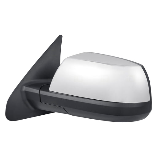 2012-2013 Toyota Tundra Driver Side Door Mirror Power Heated W/O Signal Lamp Chrome Assembly - TO1320300-Partify-Painted-Replacement-Body-Parts
