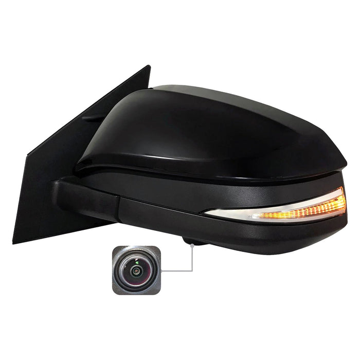 2016-2018 Toyota RAV4 Hybrid LE+/Hybrid Limited/Hybrid SE/Hybrid XLE Driver Side Door Mirror Japan Built W/Signal Lamp W/Bsd W/Camera 16 Pin Assembly - TO1320381-Partify-Painted-Replacement-Body-Parts