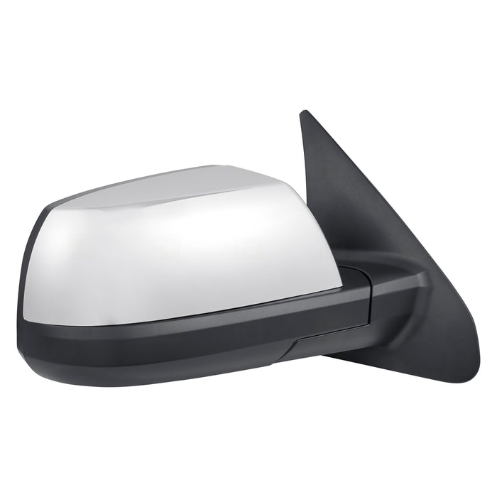 2012-2013 Toyota Tundra Passenger Side Door Mirror Power Heated W/O Signal Lamp Chrome Assembly - TO1321300-Partify-Painted-Replacement-Body-Parts