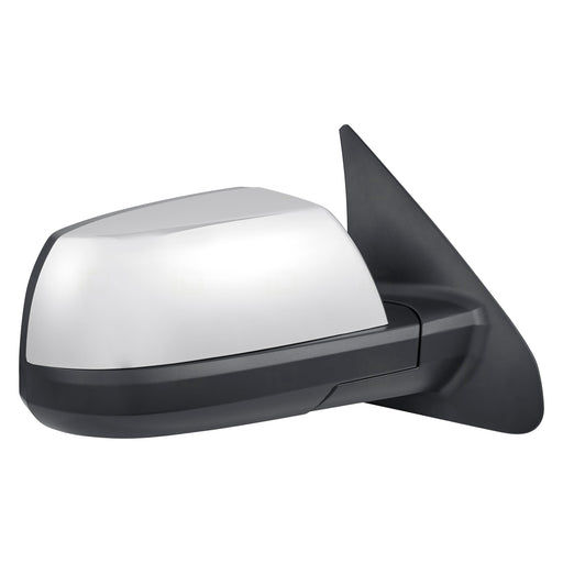 2012-2013 Toyota Tundra Passenger Side Door Mirror Power Heated W/O Signal Lamp Chrome Assembly - TO1321300-Partify-Painted-Replacement-Body-Parts