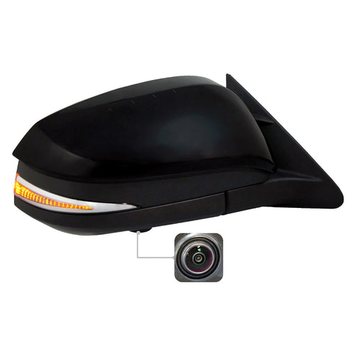 2017-2019 Toyota Highlander Passenger Side Door Mirror W/Around View Monitor W/Cover Assembly - TO1321379-Partify-Painted-Replacement-Body-Parts