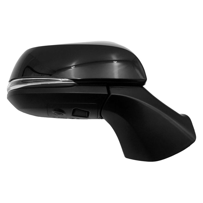 2020-2021 Toyota Highlander Passenger Side Door Mirror W/Side View Camera W/Cover Assembly - TO1321417-Partify-Painted-Replacement-Body-Parts