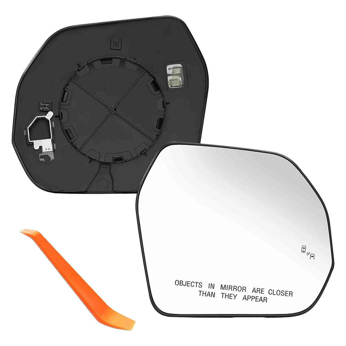 2022-2024 Toyota Tundra Passenger Side Door Mirror W/O S/View Camera W/Bsd W/Signal Lamps W/Cover Chrome - TO1321435-Partify-Painted-Replacement-Body-Parts