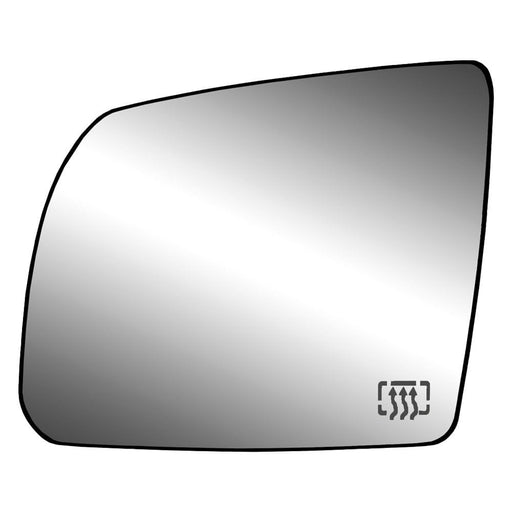2007-2017 Toyota Sequoia/Tundra SR/SR5/SR5/SR5 Premium Driver Side Door Mirror Glass W/Cold Climate Spec Heated Flat - TO1324107-Partify-Painted-Replacement-Body-Parts