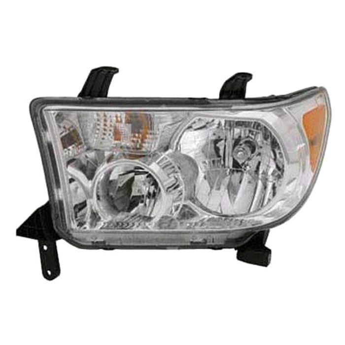 2007-2017 Toyota Sequoia/Tundra Driver Side Headlight Assembly W/O Level Adjuster Composite - TO2502171-Partify-Painted-Replacement-Body-Parts