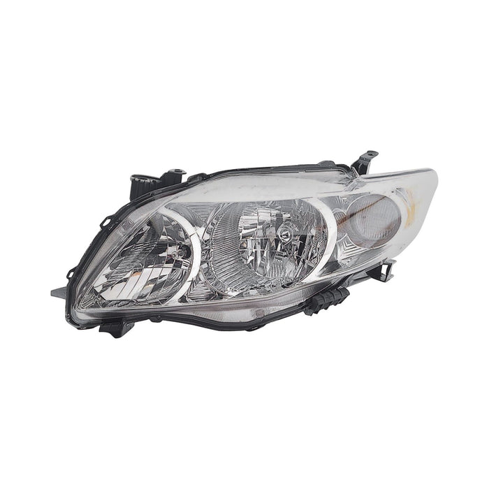 2009-2010 Toyota Corolla Base/CE/LE/XLE Driver Side Headlight Assembly Composite - TO2502182-Partify-Painted-Replacement-Body-Parts
