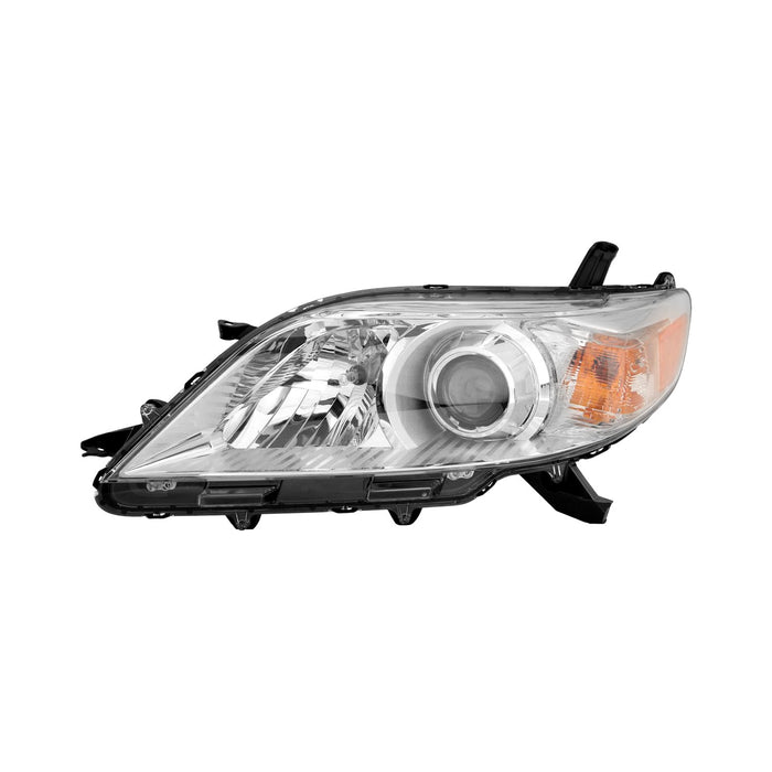 2011-2020 Toyota Sienna Base/L/LE/Limited/XLE Driver Side Headlight Assembly Halogen W/O Led Drl Composite - TO2502199-Partify-Painted-Replacement-Body-Parts