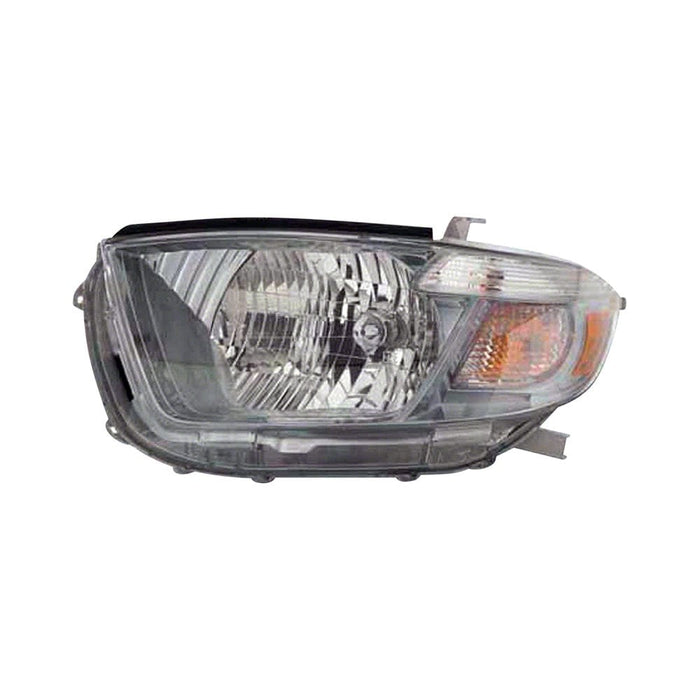 2010 Toyota Highlander Sport/Sport Premium Driver Side Headlight Assembly Usa Built Composite - TO2502202-Partify-Painted-Replacement-Body-Parts