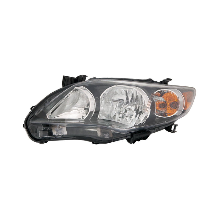 2011-2013 Toyota Corolla S/XRS Driver Side Headlight Assembly Canada Built Composite - TO2502204-Partify-Painted-Replacement-Body-Parts