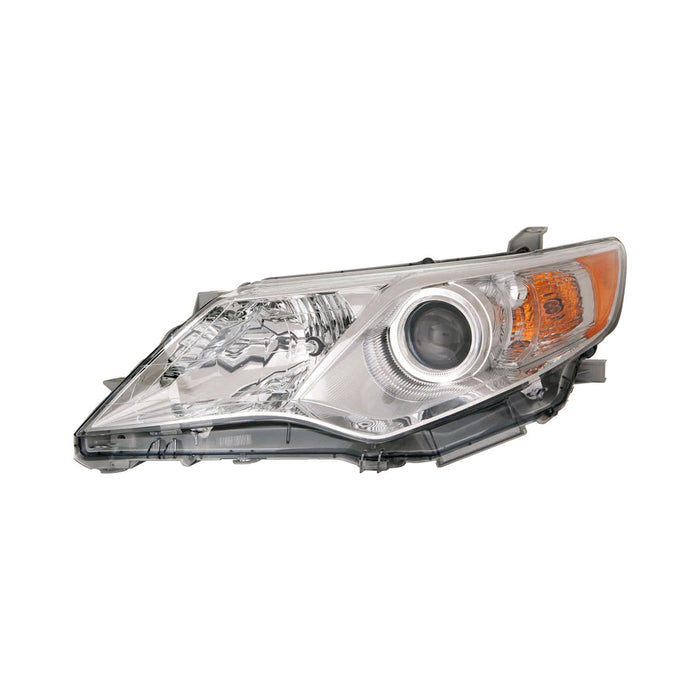 2012-2014 Toyota Camry Hybrid LE/Hybrid SE/Hybrid XLE/L/LE/XLE Driver Side Headlight Assembly Halogen Composite - TO2502211-Partify-Painted-Replacement-Body-Parts