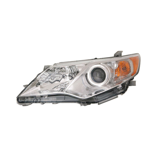 2012-2014 Toyota Camry Hybrid LE/Hybrid SE/Hybrid XLE/L/LE/XLE Driver Side Headlight Assembly Halogen Composite - TO2502211-Partify-Painted-Replacement-Body-Parts