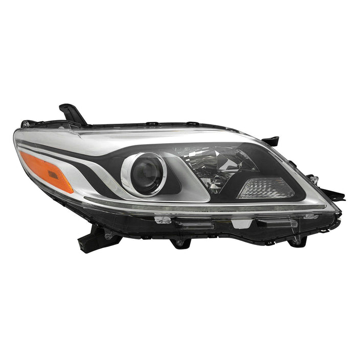 2015-2020 Toyota Sienna Limited/XLE/XLE Premium Driver Side Headlight Assembly Halogen W/Led Drl Composite - TO2502230-Partify-Painted-Replacement-Body-Parts