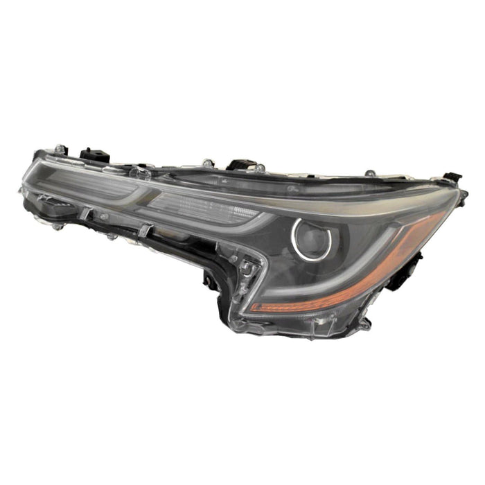 2019 Toyota Corolla Driver Side Headlight Assembly W/O Adaptive Headlamps Composite Hatchback - TO2502272-Partify-Painted-Replacement-Body-Parts