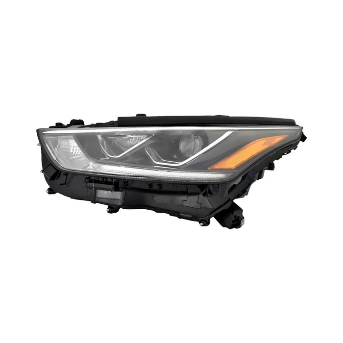 2020-2023 Toyota Highlander Limited Driver Side Headlight Assembly Led W/O Adaptive Headlamps Projector Type Composite - TO2502294-Partify-Painted-Replacement-Body-Parts