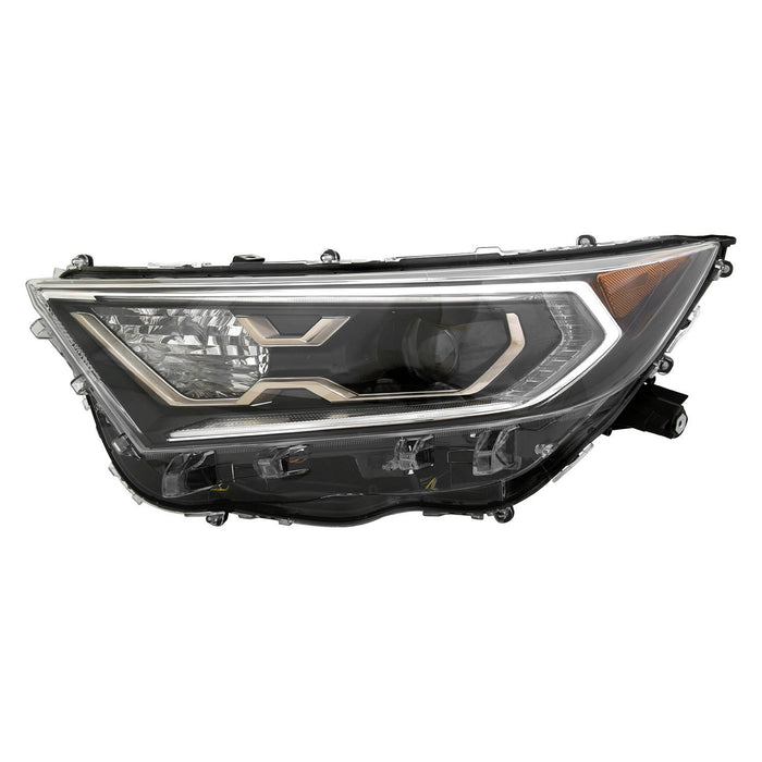2021 Toyota RAV4 Prime Driver Side Headlight Assembly W/O Adaptive Headlamps Composite - TO2502301-Partify-Painted-Replacement-Body-Parts