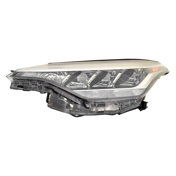 2020-2022 Toyota C-HR Driver Side Headlight Assembly W/O Adaptive Headlamps Japan Built Composite - TO2502311-Partify-Painted-Replacement-Body-Parts