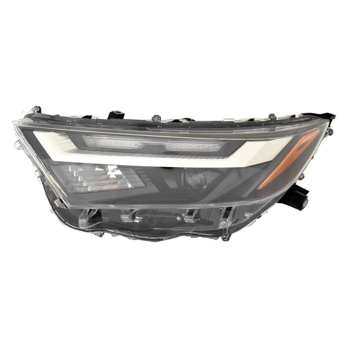 2022-2024 Toyota RAV4 Adventure/Hybrid LE/LE/Trail/TRD Off-Road/XLE/XLE Premium Driver Side Headlight Assembly Led W/Bulb Signal Lamp Composite - TO2502314-Partify-Painted-Replacement-Body-Parts