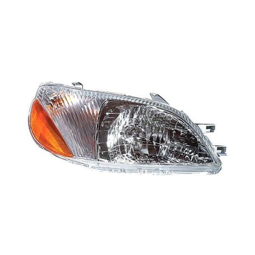 2000-2002 Toyota Echo Passenger Side Headlight Assembly Composite - TO2503134-Partify-Painted-Replacement-Body-Parts