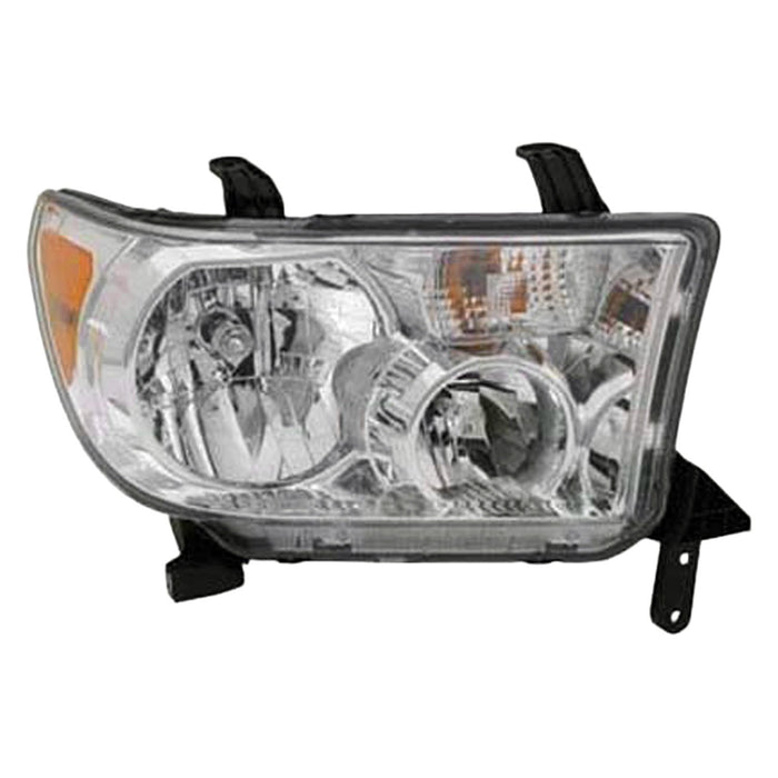 2007-2017 Toyota Sequoia/Tundra Passenger Side Headlight Assembly W/O Level Adjuster Composite - TO2503171-Partify-Painted-Replacement-Body-Parts