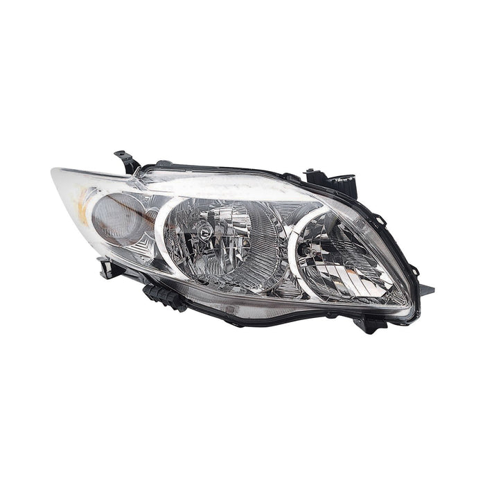 2009-2010 Toyota Corolla Base/CE/LE/XLE Passenger Side Headlight Assembly Composite - TO2503182-Partify-Painted-Replacement-Body-Parts