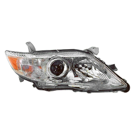2010-2011 Toyota Camry Base/LE/XLE Passenger Side Headlight Assembly Usa Built Composite - TO2503191-Partify-Painted-Replacement-Body-Parts