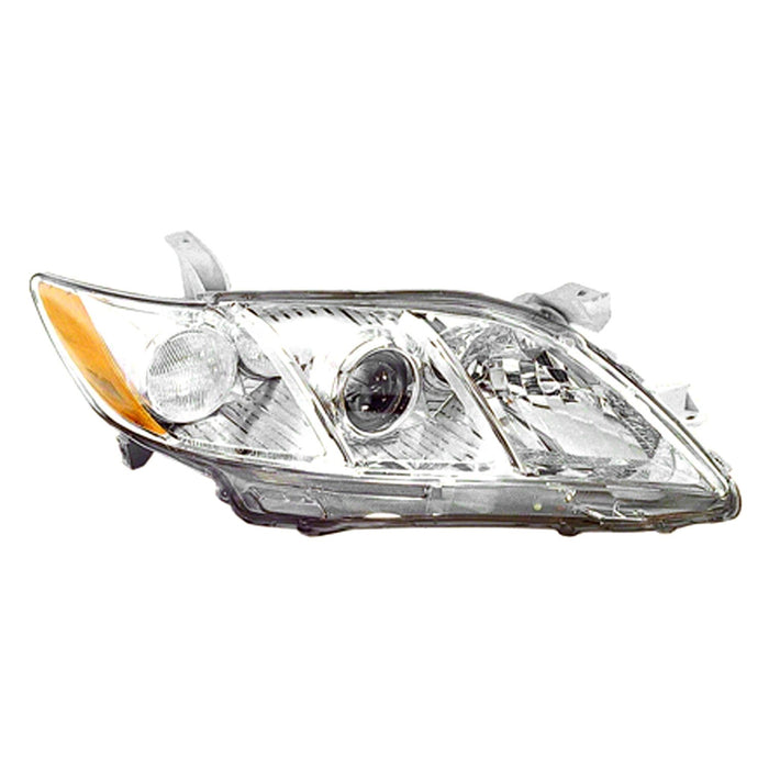 2007-2009 Toyota Camry Base/CE/LE/XLE Passenger Side Headlight Assembly Usa Built Composite - TO2503197-Partify-Painted-Replacement-Body-Parts