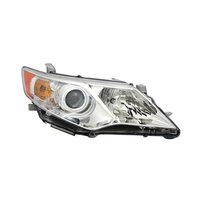 2012-2014 Toyota Camry Hybrid LE/Hybrid SE/Hybrid XLE/L/LE/XLE Passenger Side Headlight Assembly Halogen Composite - TO2503211-Partify-Painted-Replacement-Body-Parts