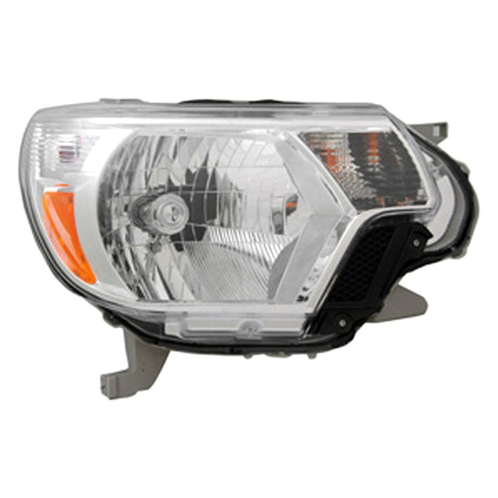 2012-2015 Toyota Tacoma Passenger Side Headlight Assembly Composite - TO2503213-Partify-Painted-Replacement-Body-Parts